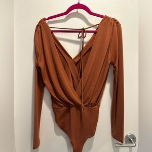 BCBGeneration long sleeve v neck shirt